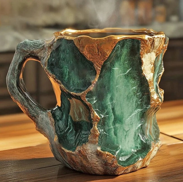 (🌲Early Christmas Sale ) ✨️2025 New Mineral Crystal Coffee Mugs