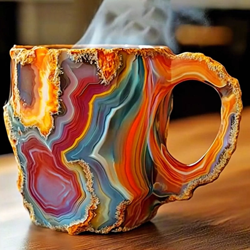 (🌲Early Christmas Sale ) ✨️2025 New Mineral Crystal Coffee Mugs