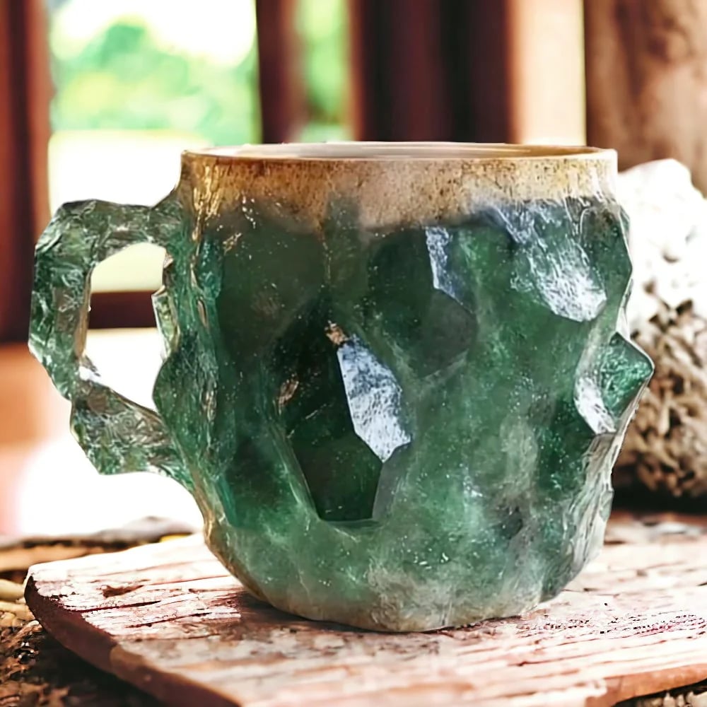 (🌲Early Christmas Sale ) ✨️2025 New Mineral Crystal Coffee Mugs