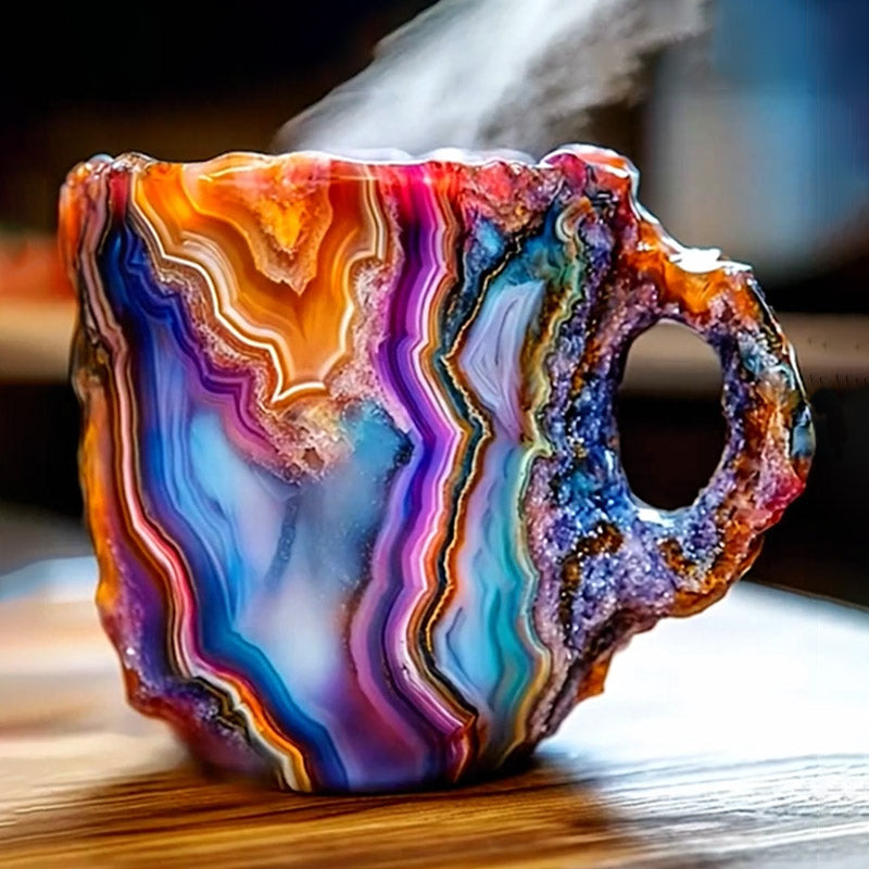 (🌲Early Christmas Sale ) ✨️2025 New Mineral Crystal Coffee Mugs