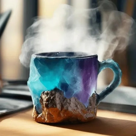 (🌲Early Christmas Sale ) ✨️2025 New Mineral Crystal Coffee Mugs