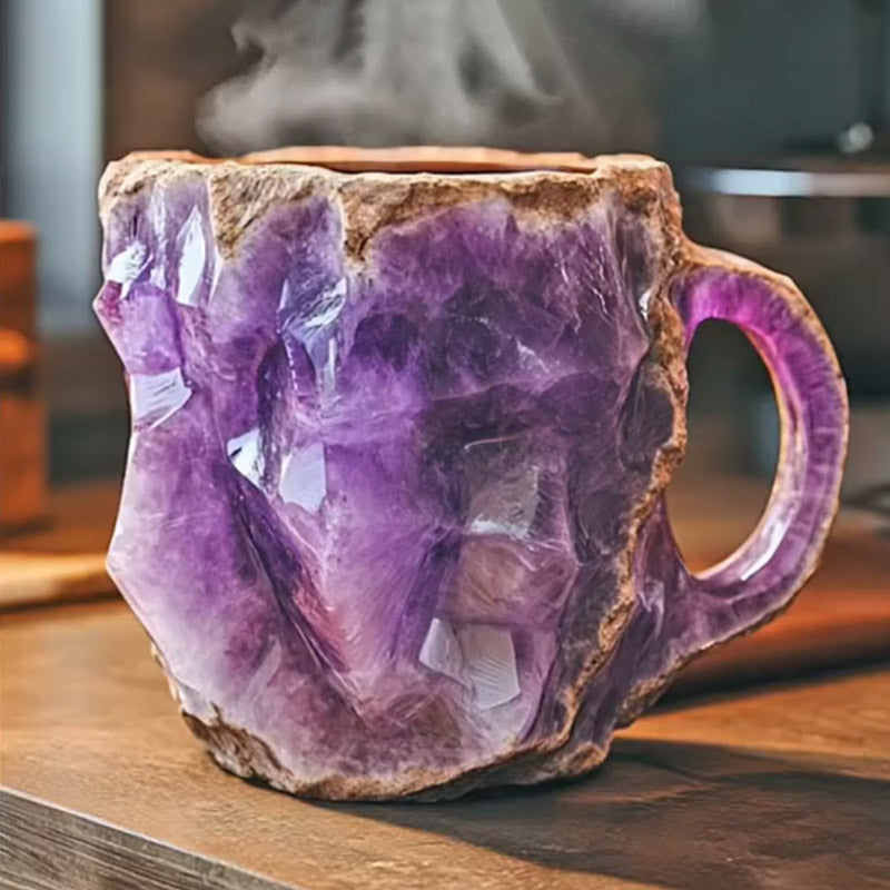 (🌲Early Christmas Sale ) ✨️2025 New Mineral Crystal Coffee Mugs