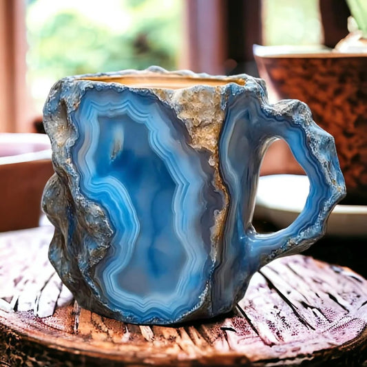 (🌲Early Christmas Sale ) ✨️2025 New Mineral Crystal Coffee Mugs