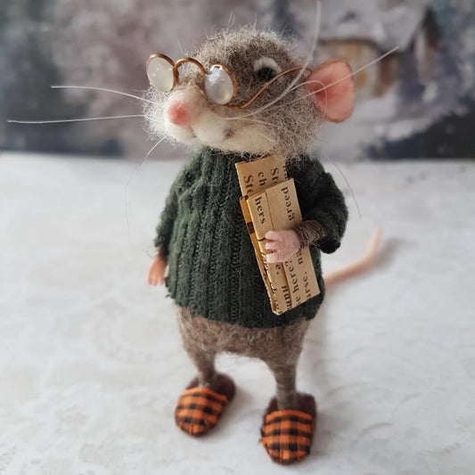 ⏰Limited Edition Hot Sale 70% Off - Stuart Little Handmade Cute Needle Felted Mouse