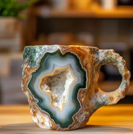 (🌲Early Christmas Sale ) ✨️2025 New Mineral Crystal Coffee Mugs